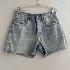 Zara 100% Cotton Light Wash Women’s Denim Shorts
